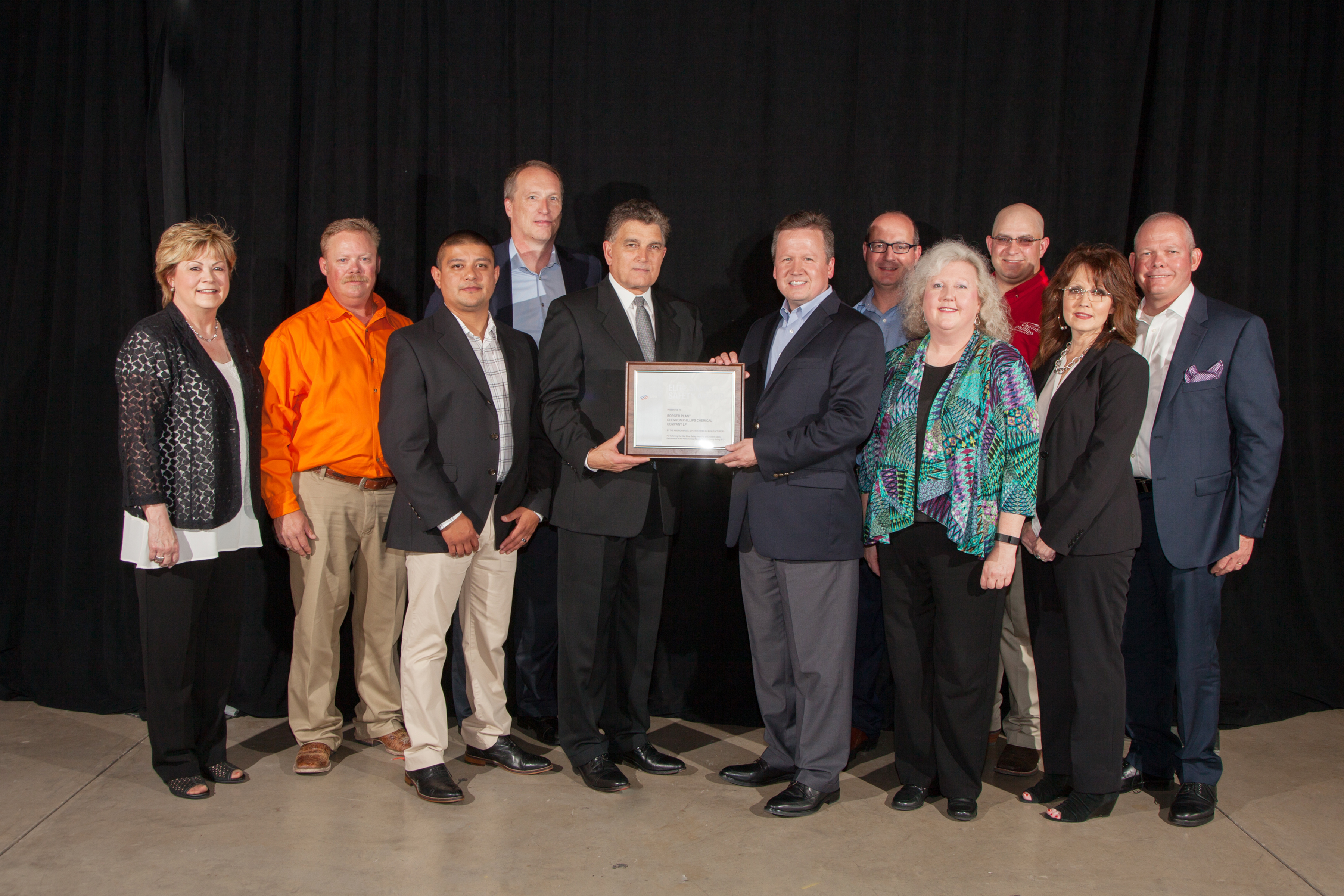 The Chevron Phillips Chemical plant in Borger, Texas, received the Elite Silver Safety Award from American Fuel & Petrochemical Manufacturers (AFPM).