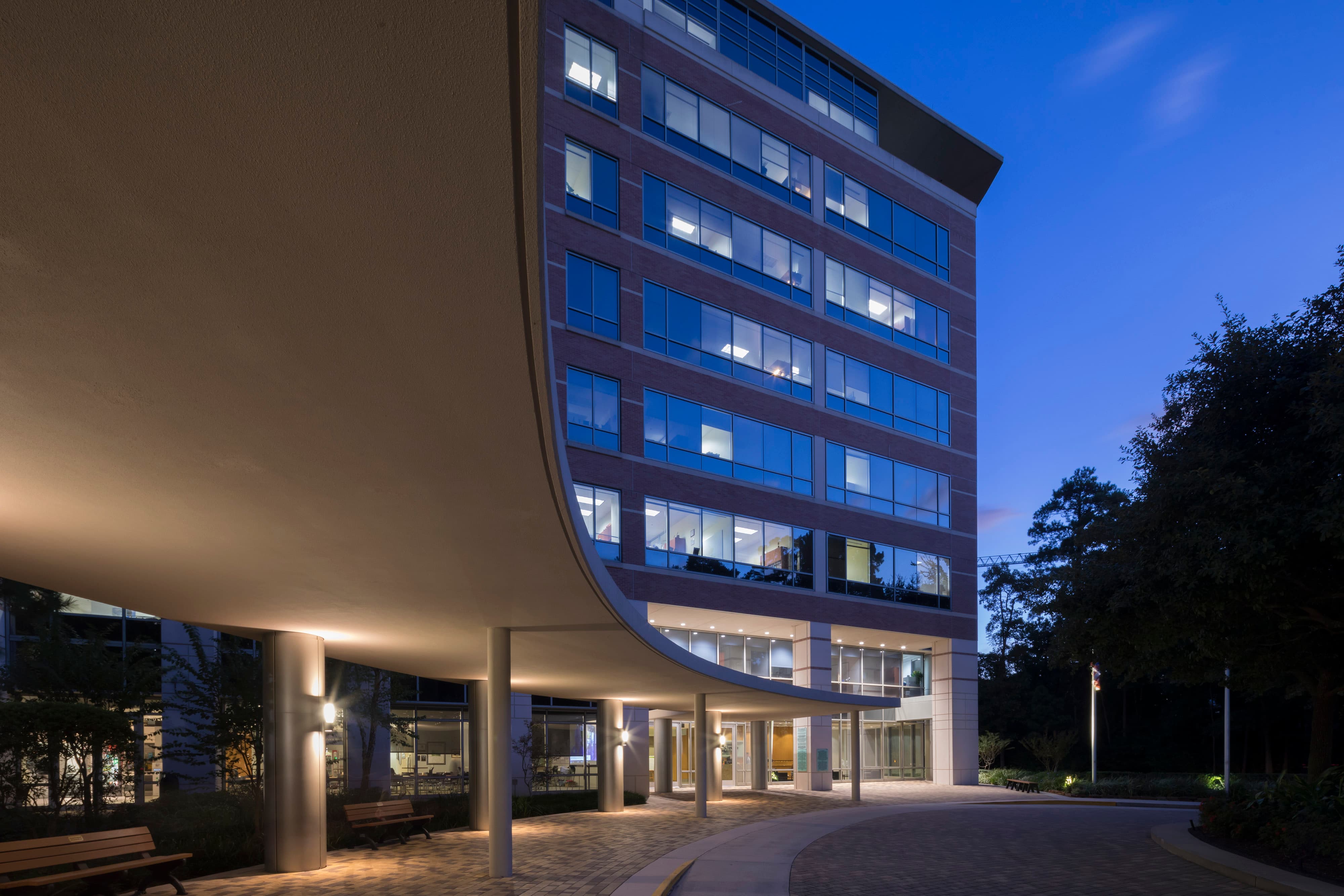 Overview of the outside of a building