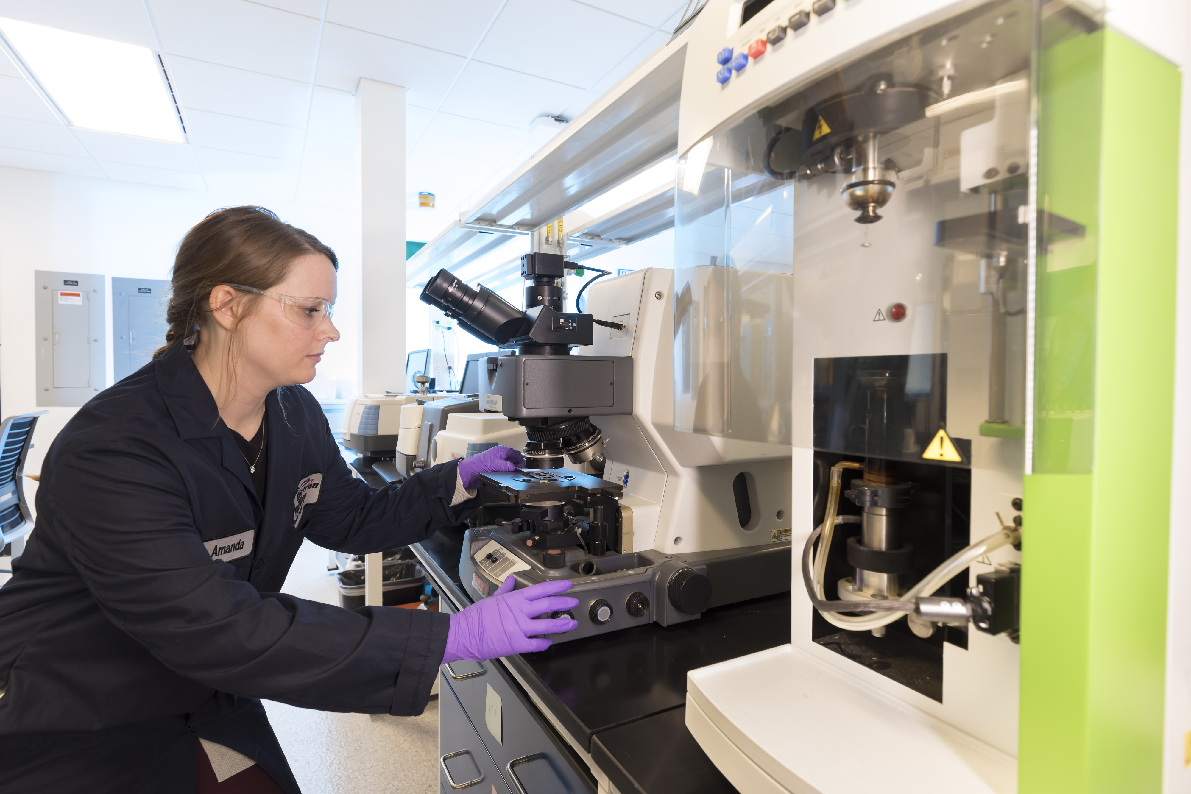 Kingwood Researcher in a Lab